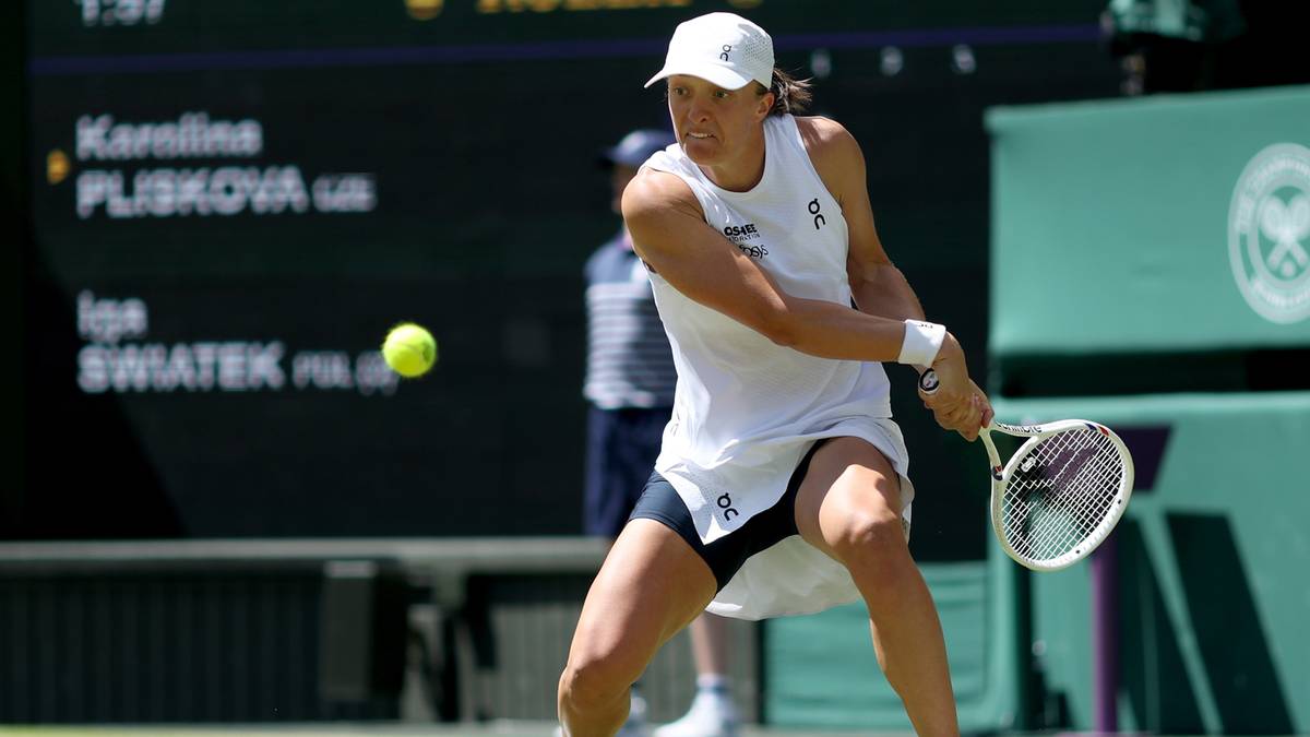Iga Świątek - Karolina Pliskova. Skrót meczu Wimbledon 2026 (WIDEO)