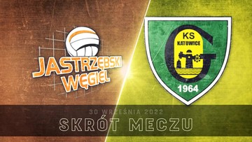 Jastrzębski Węgiel - GKS Katowice 3:0. Skrót meczu