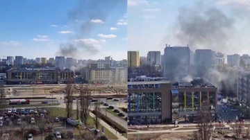 Pożar w Warszawie. Strzelnica na Ursynowie w ogniu, są poszkodowani