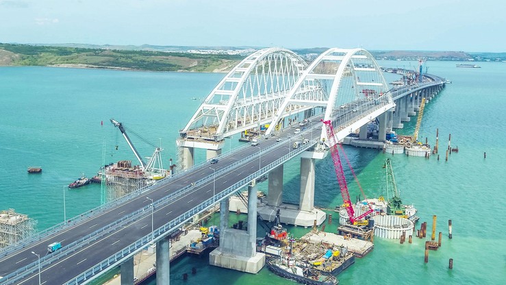 Materiały na budowę mostu na Krym z firm z Ukrainy. Wszczęto śledztwo