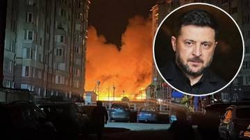 Zmasowany atak na Ukrainę. Zełenski: Celem wyrządzenie krzywdy milionom Ukraińców