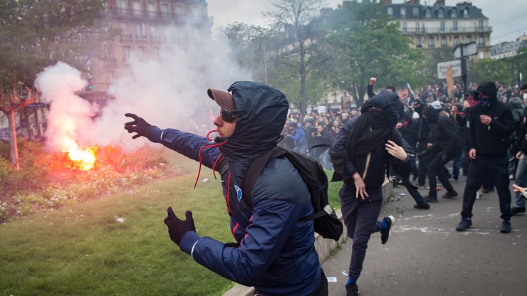 Francja: starcia policji z protestującymi przeciwko reformie prawa pracy