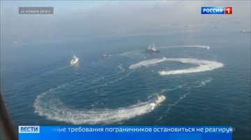 Rosyjskie służby: ukraińskie okręty miały przepłynąć przez Cieśninę Kerczeńską "w trybie sekretnym"