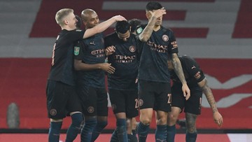 Puchar Ligi Angielskiej: Manchester City w półfinale po rozbiciu Arsenalu