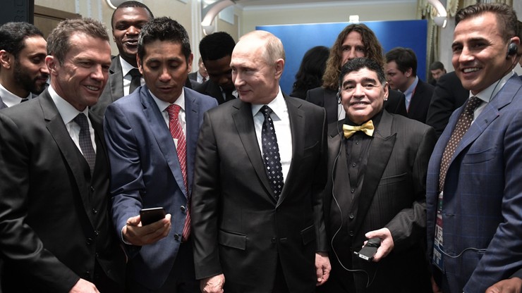Putin i gwiazdy futbolu. Kulisy losowania MŚ 2018