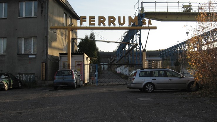 Ponad 54 mln zł strat w katowickiej hucie Ferrum. Pięć osób usłyszało zarzuty w tej sprawie
