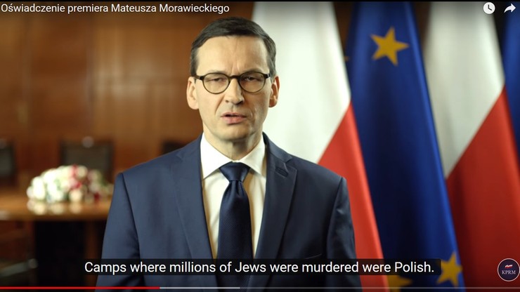 "Polskie obozy". Błąd w tłumaczeniu oświadczenia premiera. KPRM publikuje anglojęzyczną wersję wystąpienia