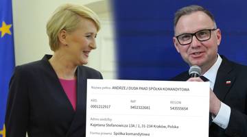 Andrzej Duda założył spółkę z żoną. Czym zajmuje się była para prezydencka?