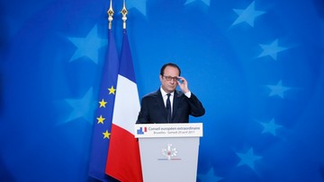 Hollande wzywa Francuzów, by głosowali na Macrona