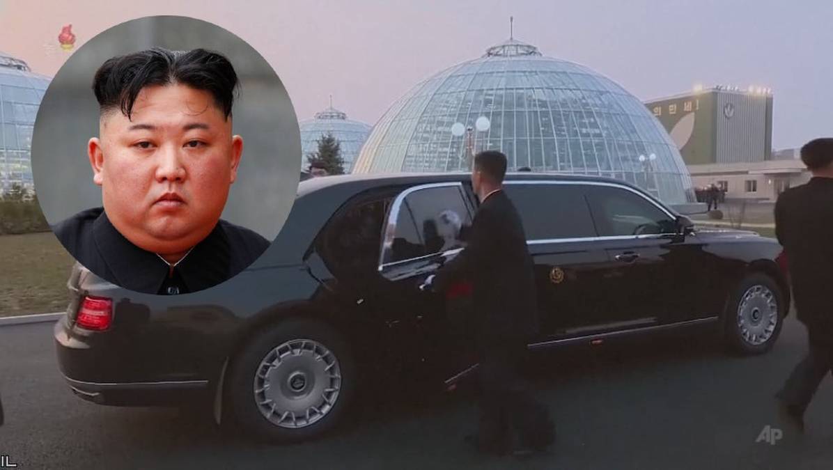 Kim Dzong Un w luksusowej limuzynie. To prezent od Władimira Putina