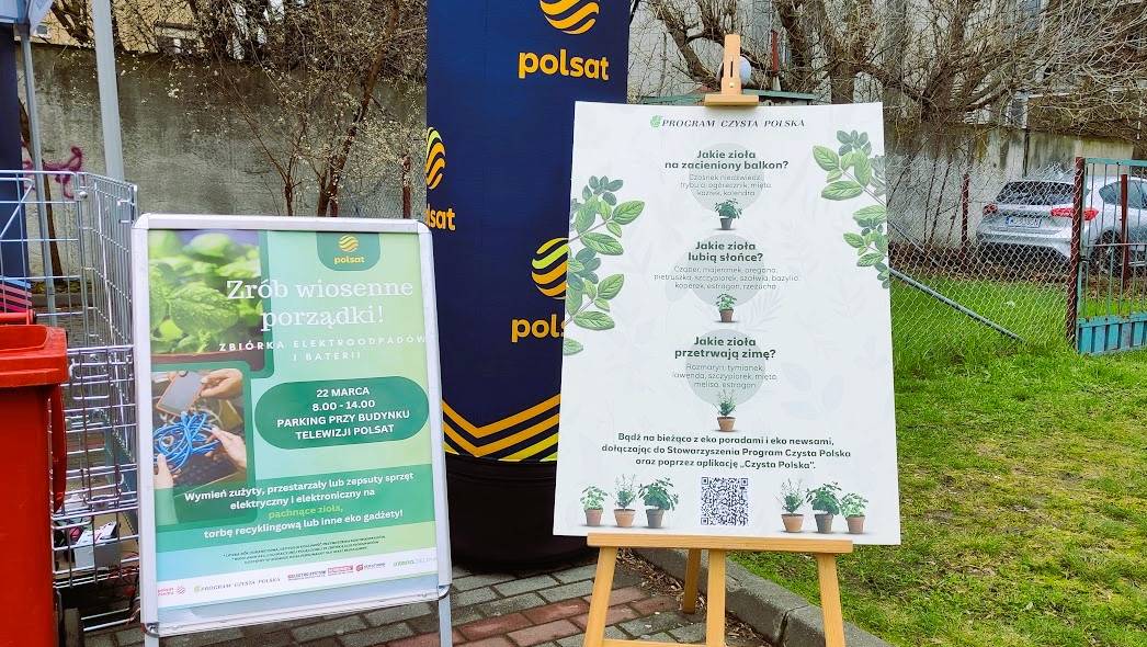 Zrób porządki na wiosnę! Zbiórka elektrośmieci i baterii Grupy Polsat Plus