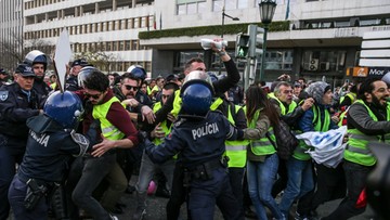 Portugalia: policja rozbija protesty "żółtych kamizelek"