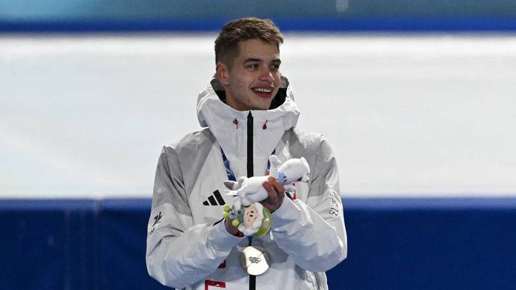 Władimir Semirunnij (srebro, łyżwiarstwo szybkie) - Mediolan/Cortina d'Ampezzo (2026), bieg na 10 000 m