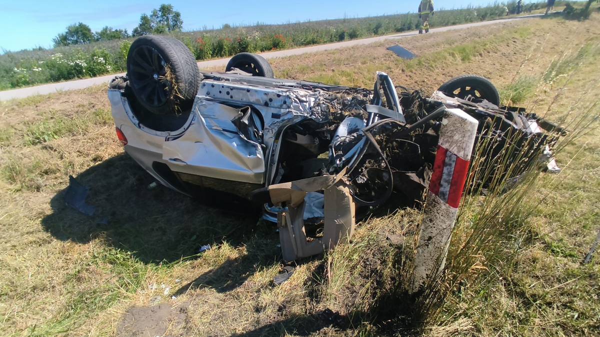 Wypadek pod Mrągowem. Są ranni, na miejscu śmigłowce LPR