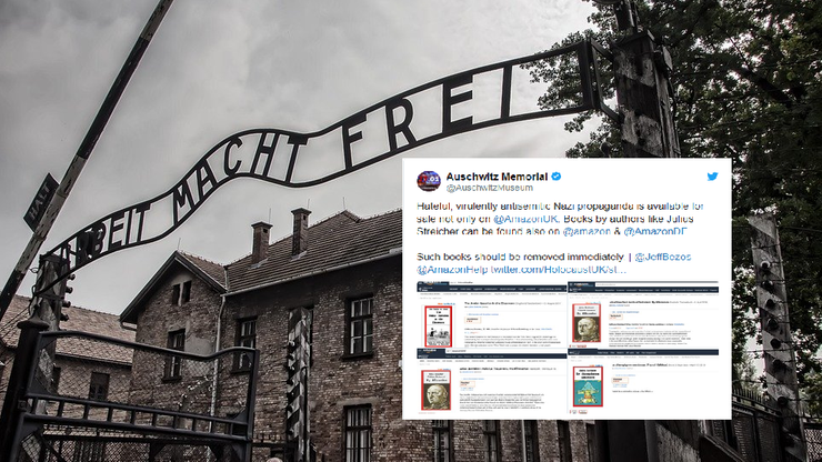 "Usuńcie książki z nazistowską propagandą". Apel Muzeum Auschwitz do Amazona