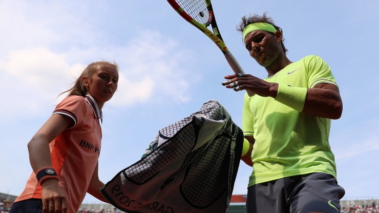 French Open: Przerwano mecze Nadal - Nishikori i Federer - Wawrinka