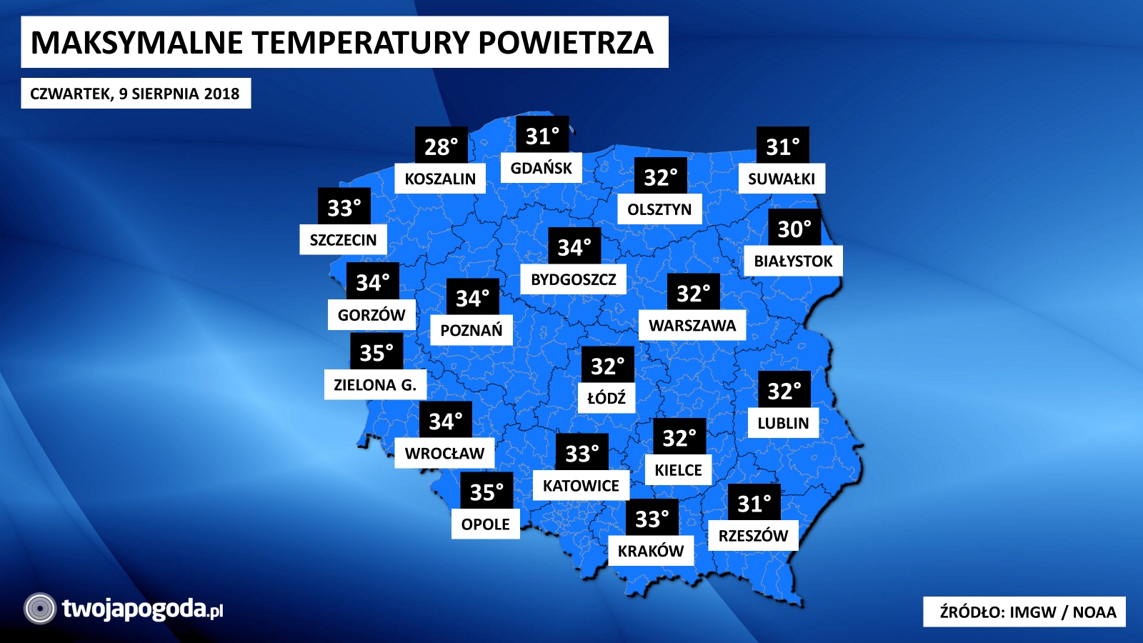 Ochłodziło się o 12 stopni