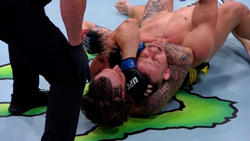 UFC: Krzysztof Jotko przegrał z Brendanem Allenem przez poddanie w pierwszej rundzie