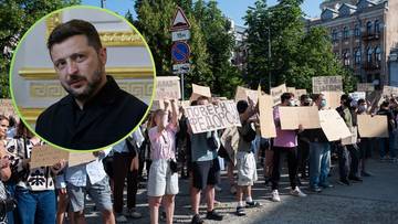 Masowe protesty w Kijowie. Zełenski zdecydował się na nagły zwrot