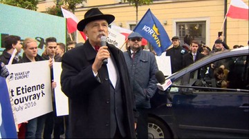 Korwin-Mikke "budzi Europę". Marsz Wolności i Suwerenności w Warszawie