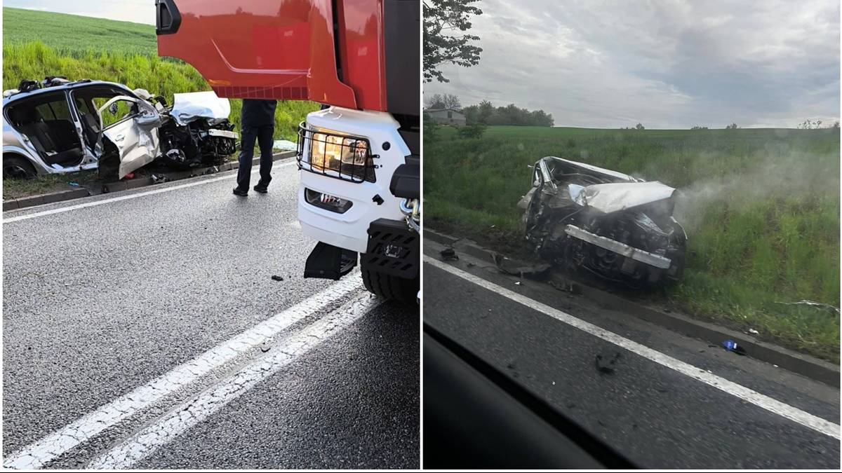 Tragiczny wypadek w Pomorskiem. "DK 22 pozostaje całkowicie zablokowana"
