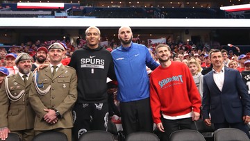 NBA: Gortat i Sochan spotkali się z polskimi kibicami w Waszyngtonie