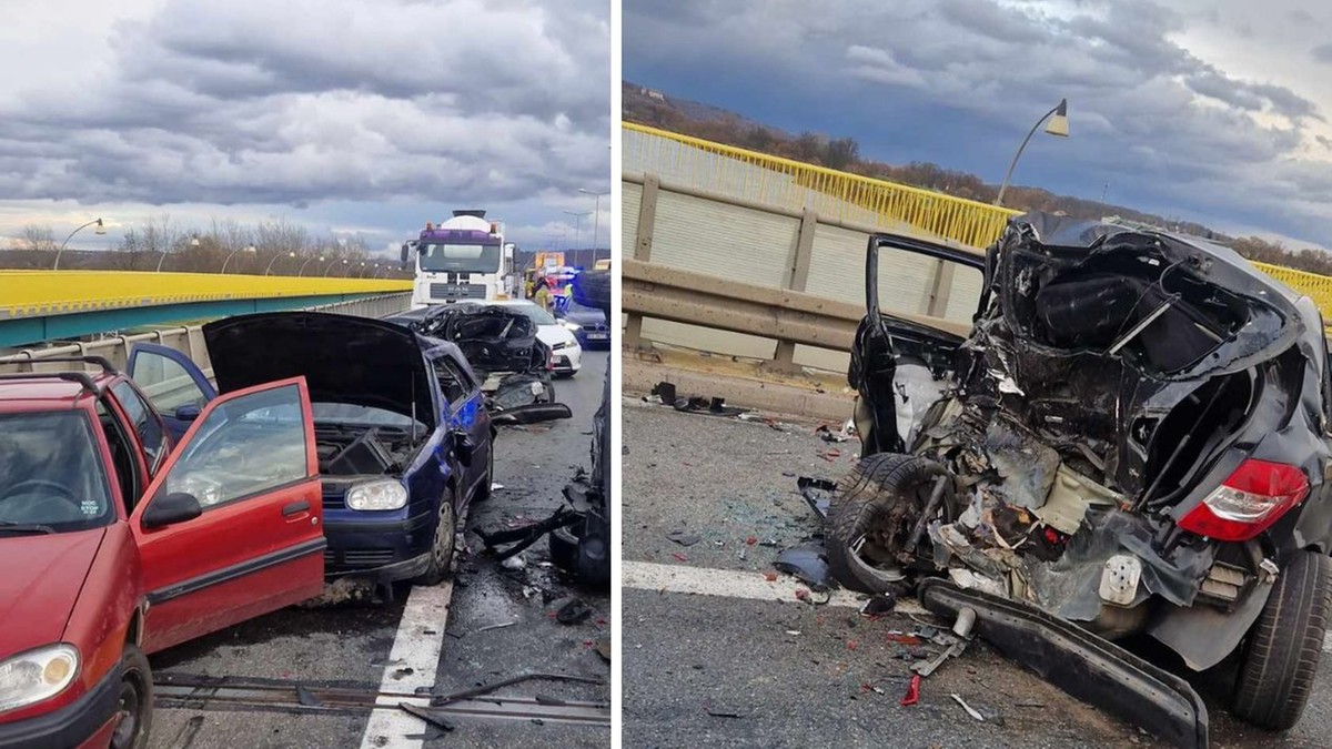 Kraków. Wypadek na A4, trzy osoby zostały ranne. Wielkie utrudnienia dla kierowców