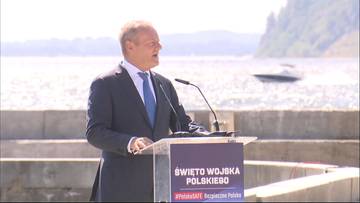 Donald Tusk o filarach polskiego bezpieczeństwa. "Z dumą mówimy całemu światu"