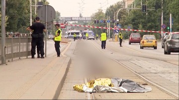 Tramwaj potrącił kobietę i ciągnął jej ciało kilkaset metrów. Tragiczny wypadek we Wrocławiu