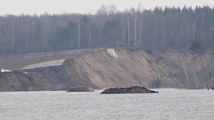 17.03.2021 09:00 Na sztucznym zbiorniku w Niemczech doszło do osunięcia ziemi. Powstało tsunami, które zniszczyło domy