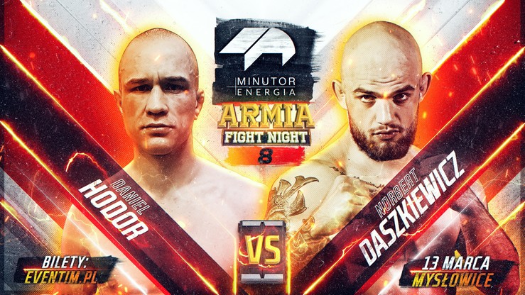 MINUTOR Energia Armia Fight Night 8: Norbert Daszkiewicz w drodze po kolejne zwycięstwo w szeregach Armia Fight Night!