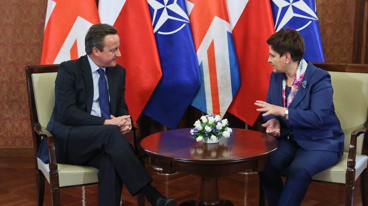Szydło rozmawiała z Cameronem o atakach na Polaków w Wielkiej Brytanii