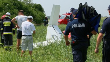 Wypadek szybowca pod Ostrowem Wielkopolskim. Pilot nie żyje