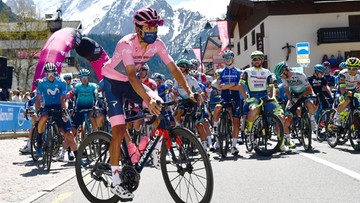 Giro d'Italia: Martin wygrał 17. etap, słabszy dzień Bernala
