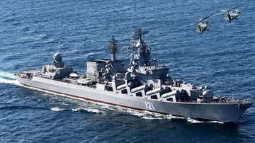 Krążownik Moskwa trafiony ukraińskimi rakietami. "Olbrzymi cios dla Rosji"