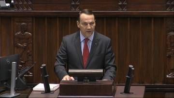 Radosław Sikorski: Był to akt nie tylko dywersji, ale akt terroru państwowego