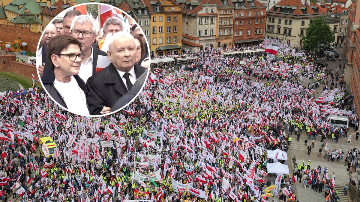 Protest rolników w Warszawie. "Precz z Zielonym Ładem"