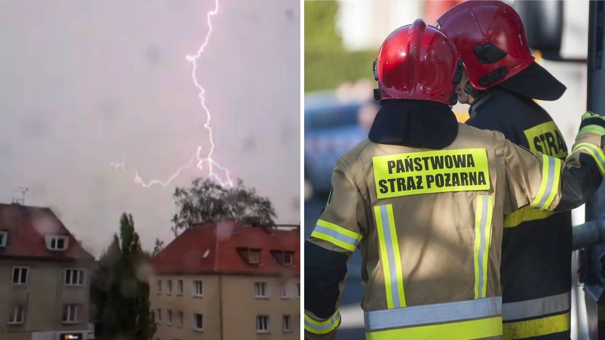 Setki interwencji strażaków. Burze nad Polską