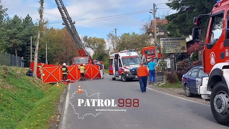 Byszyce: Tragiczna śmierć strażaka. Druh OSP spadł z kosza podczas wycinki gałęzi