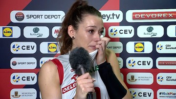 Polska siatkarka nie kryła łez po odpadnięciu z mistrzostw Europy (WIDEO)