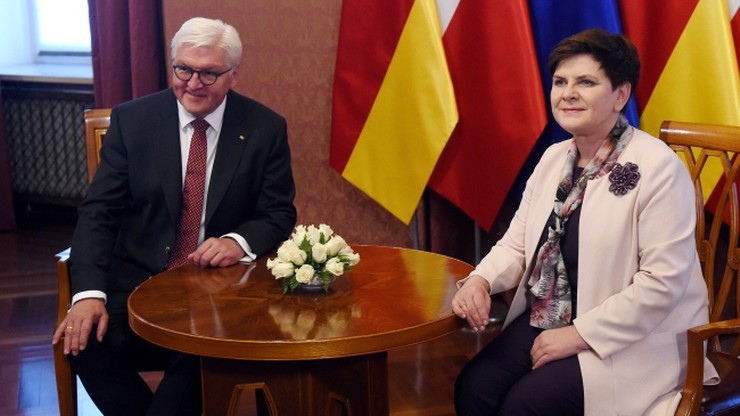 Premier Szydło z prezydentem Niemiec m.in. o przyszłości UE