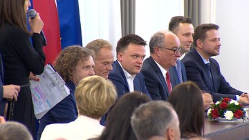Liderzy opozycji podpisali porozumienie. Grodzki: historyczne