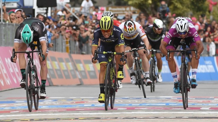 Giro d'Italia: Ewan wygrał etap, Jungels nadal liderem