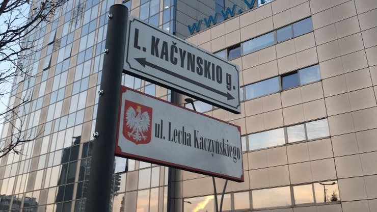 W Wilnie odsłonięto tablicę z nazwą ulicy im. Lecha Kaczyńskiego