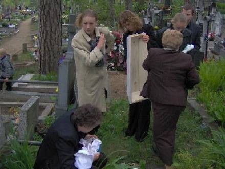 Makabryczny pogrzeb