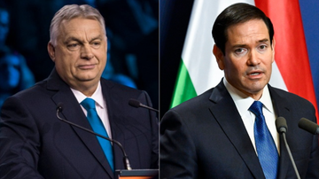 Zestawienie zdjęć Viktora Orb&aacute;na i Toma Cottona.