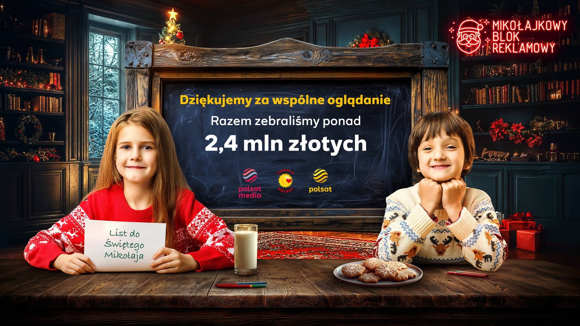 Sukces Mikołajkowego Bloku Reklamowego. Polacy lubią dzielić się dobrem: zebrano ponad 2,4 mln złotych!