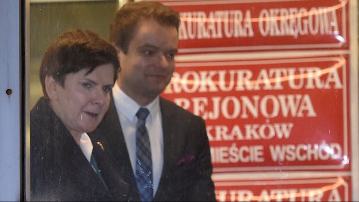 Premier Beata Szydło już po przesłuchaniu ws. wypadku. Trwało 3 godziny