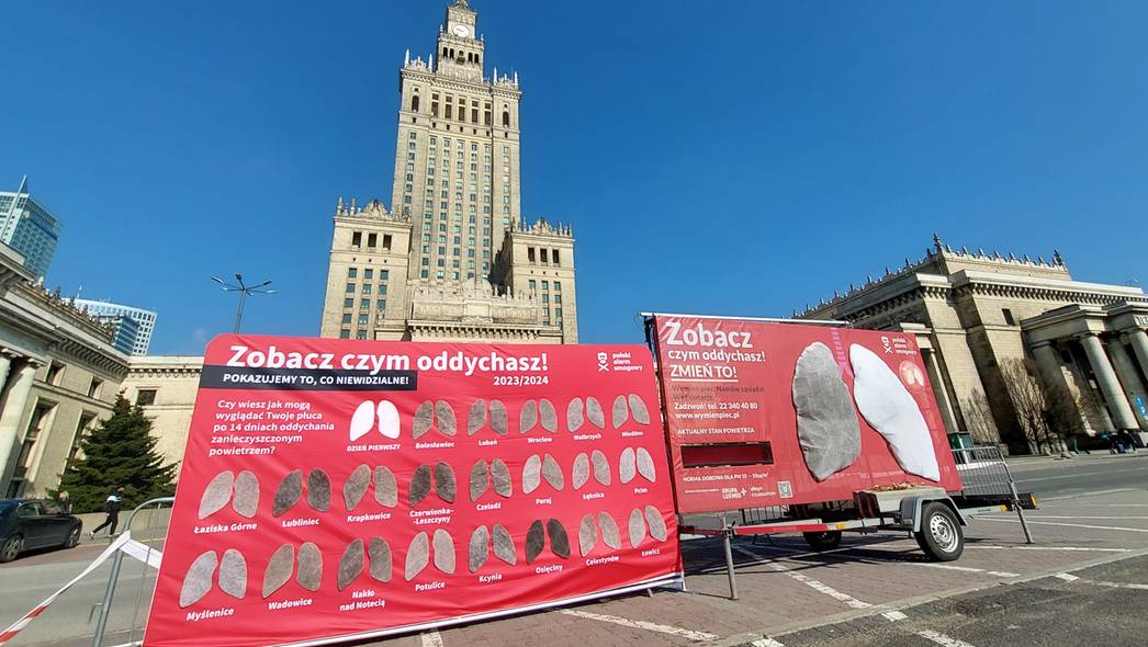 Smogowy obraz Polski na mobilnych płucach PAS