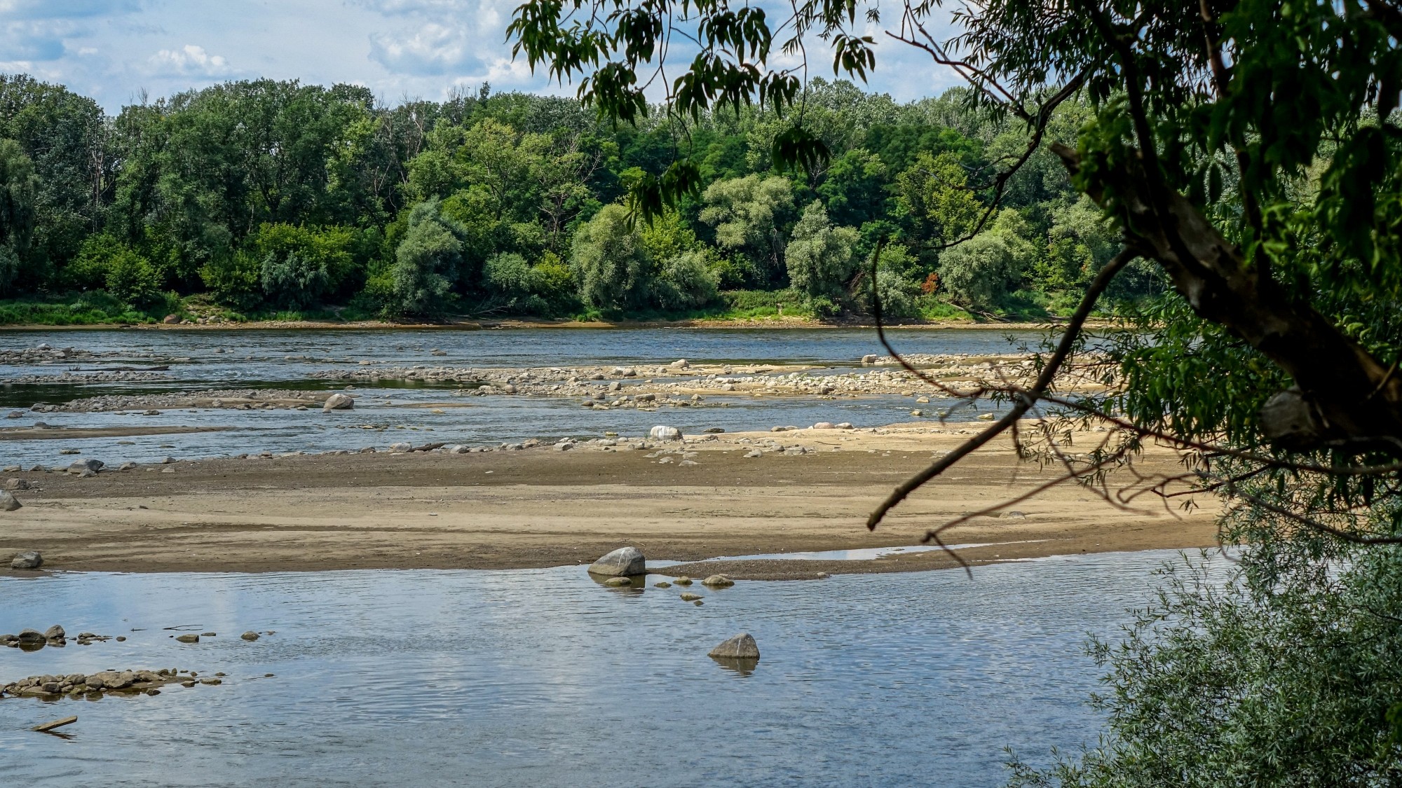 Wysychająca Wisła z lotu ptaka - zdjęcie 12